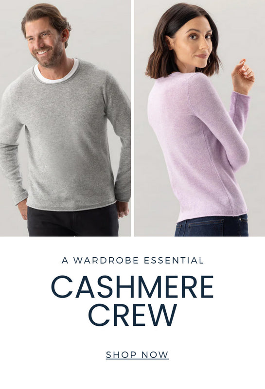 A wardrobe essential cashmere crew shop now