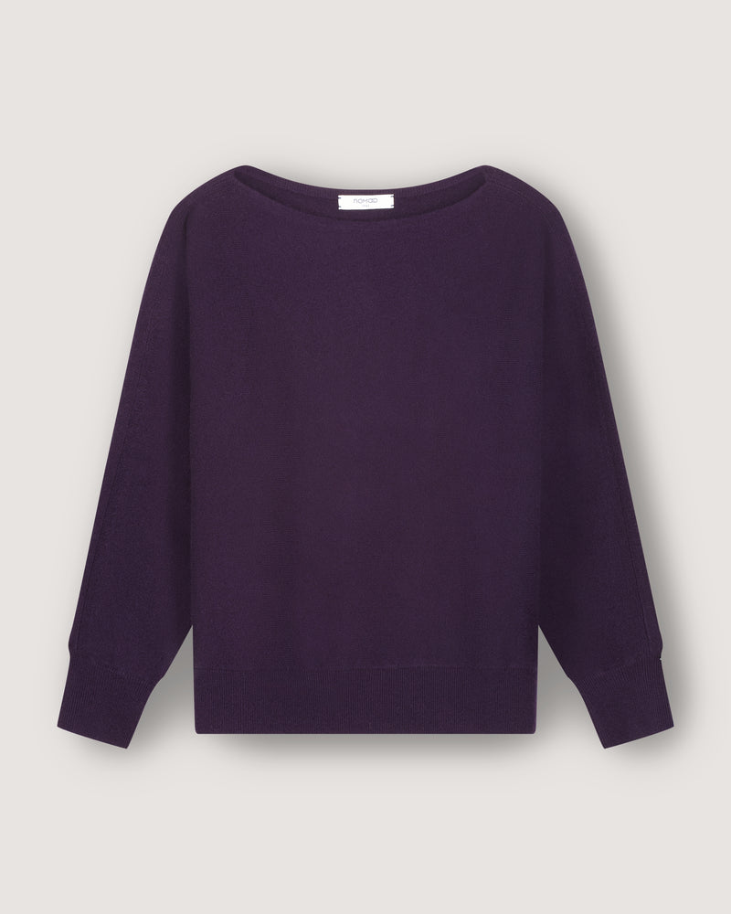 Mulberry Sweater in currant