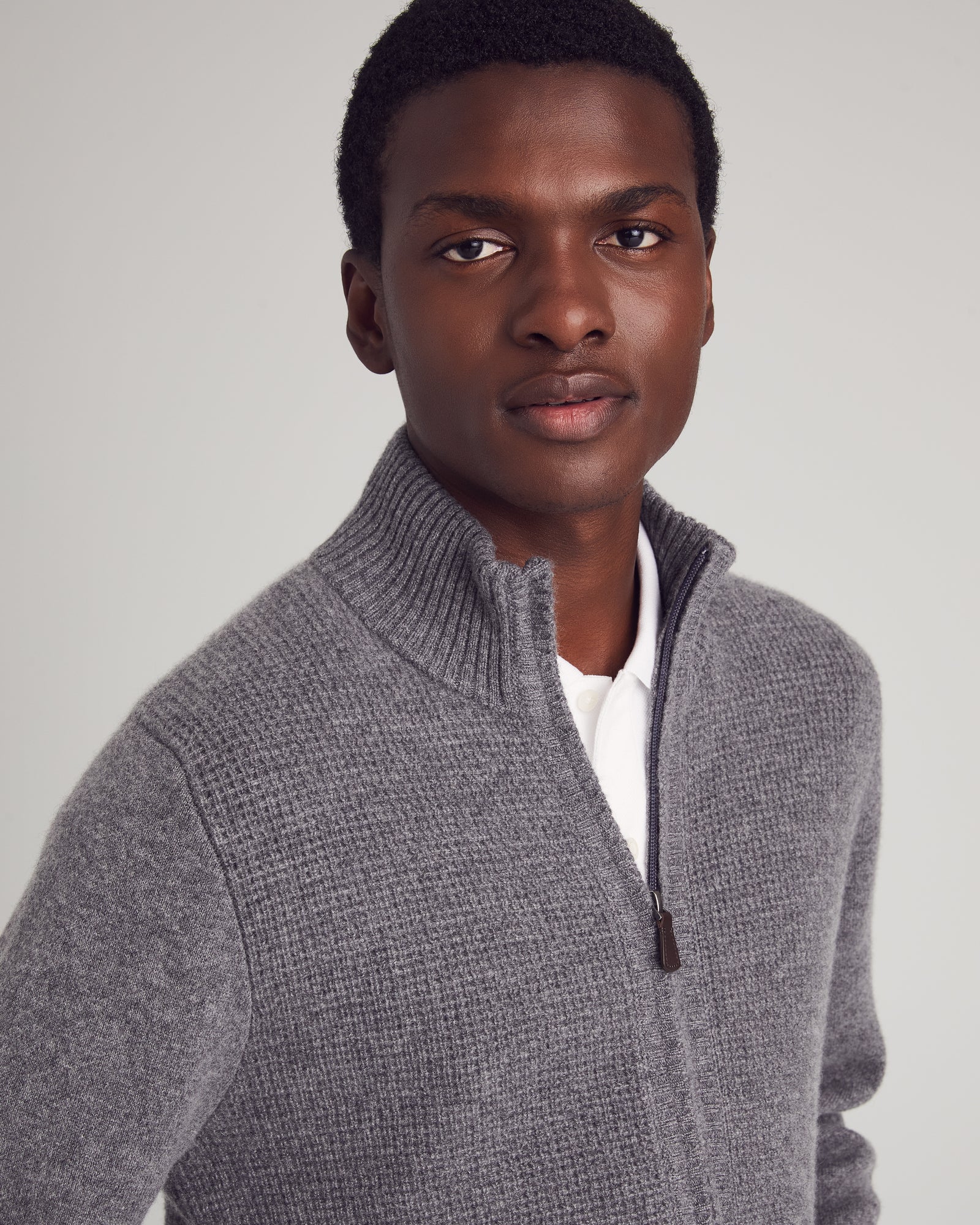 トップス Compact Knit Cashmere Blouson Compact Knit Cashmere Blouson