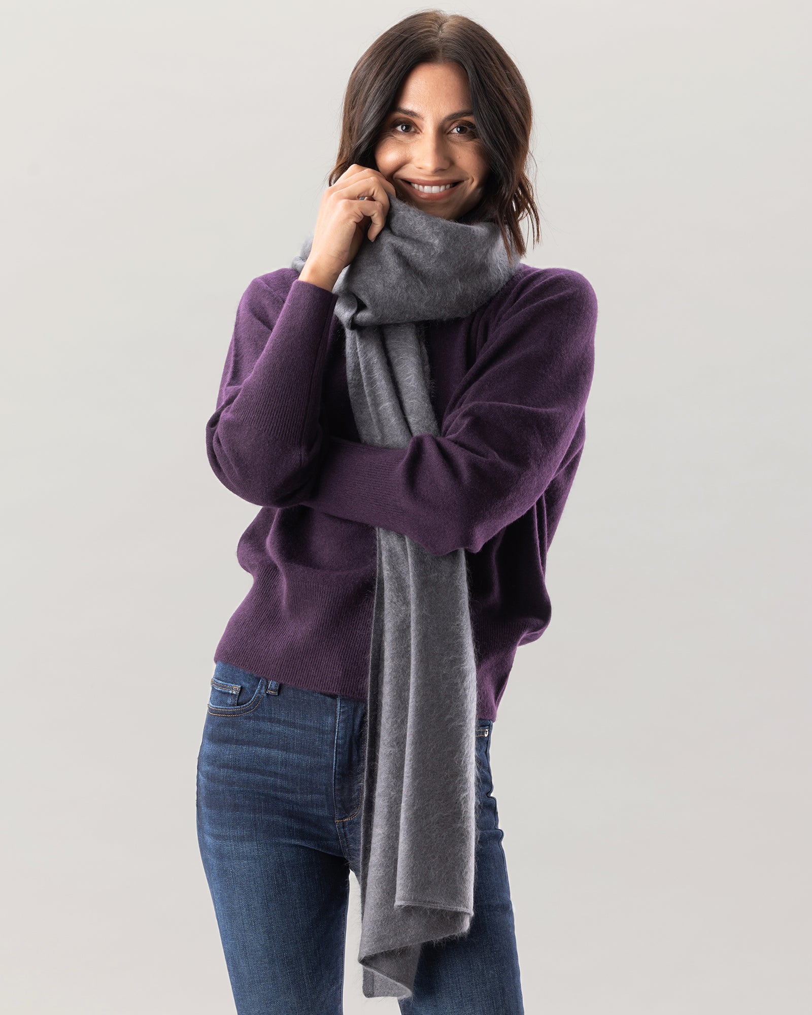Factory: Classic Brushed Scarf For Women