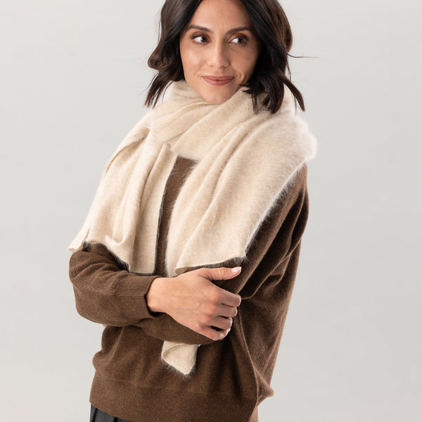 Brushed Cashmere Scarf | Nomad1942