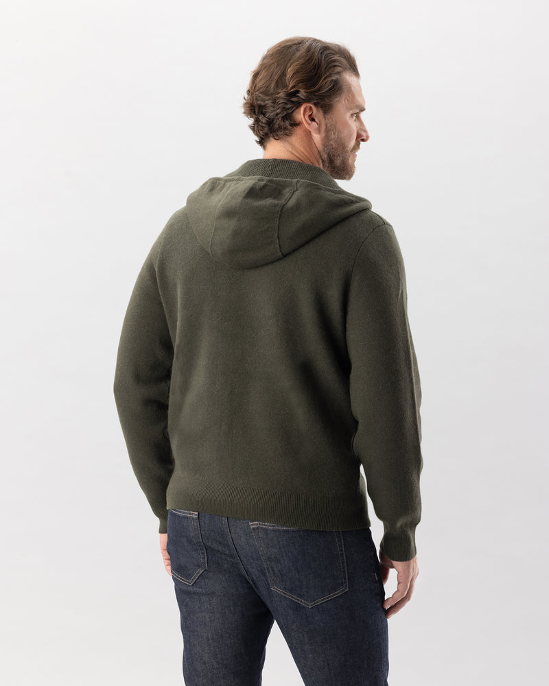 Columbus hooded jacket in Olive