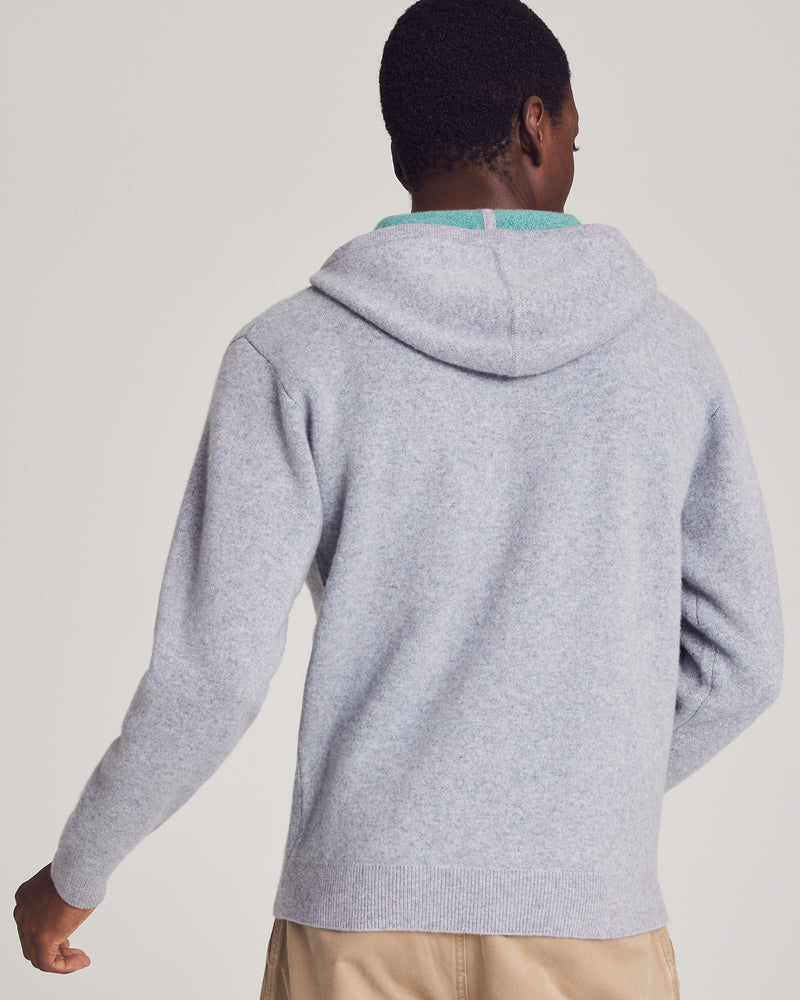 Thick gray online hoodie