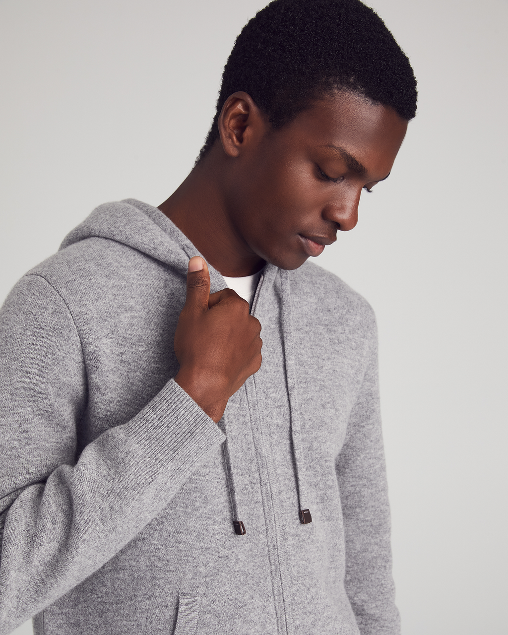 トップス LIDNM WOOL CASHMERE ZIP HOODIE LIDNM WOOL CASHMERE ZIP HOODIE
