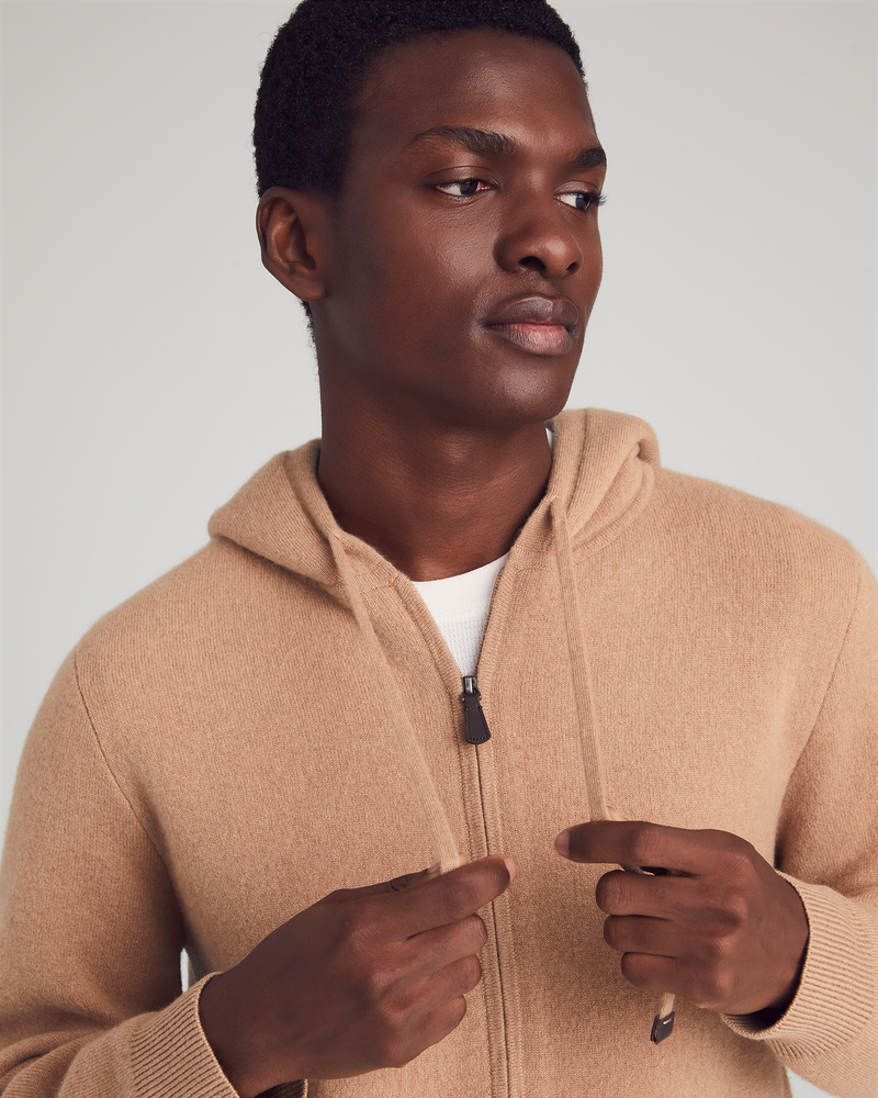 Columbus Hoodie Jacket in Camel